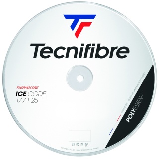 Tecnifibre Tennissaite Ice Code (Haltbarkeit+Power) weiss 200m Rolle